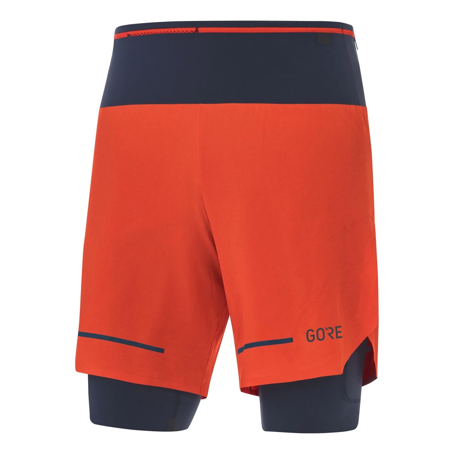 Gore Wear Ultimate 2In1 Short Homme Orange 1 Gore Wear Ultimate 2In1 Short Homme Orange