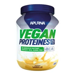 Apurna Vegan Protéines Vanille - Pot 660 G