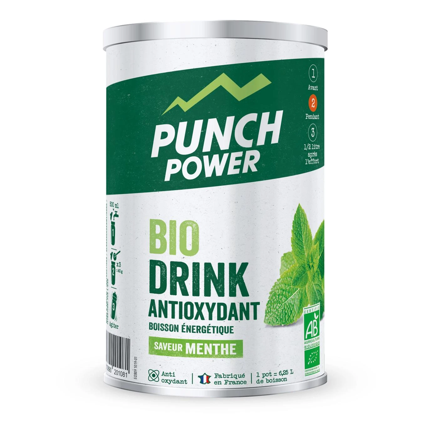 Punch Power Biodrink Menthe Antioxydant Bio 500g* 1 Punch Power Biodrink Menthe Antioxydant Bio 500g*