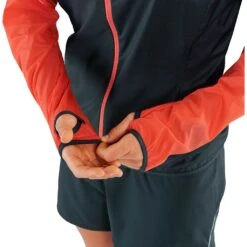 Dynafit Alpine Wind 2 Jacket Femme Corail -Tenue Active main 08 0000071155 1841 DETAIL b2bf