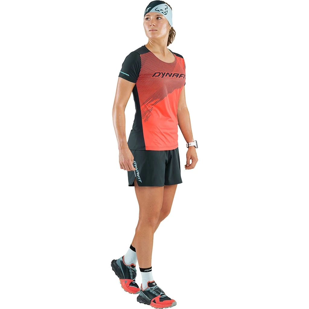 Dynafit Alpine 2 Short Sleeve Tee Femme Orange 2 Dynafit Alpine 2 Short Sleeve Tee Femme Orange – Image 2