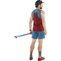 Dynafit Alpine Pro 2in1 Short Homme Bleu -Tenue Active main 08 0000071642 8161 BACK 0876