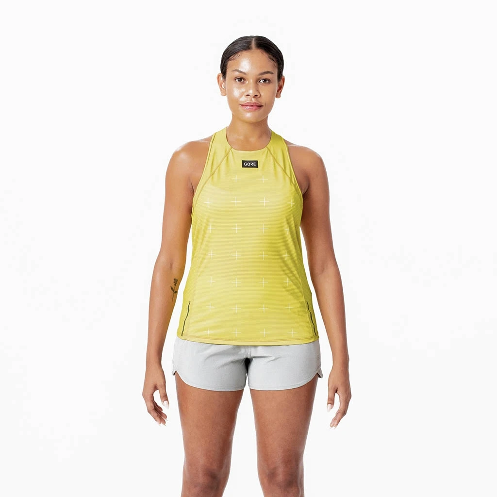 Gore Wear Contest Daily Singlet Femme Jaune 4 Gore Wear Contest Daily Singlet Femme Jaune – Image 4