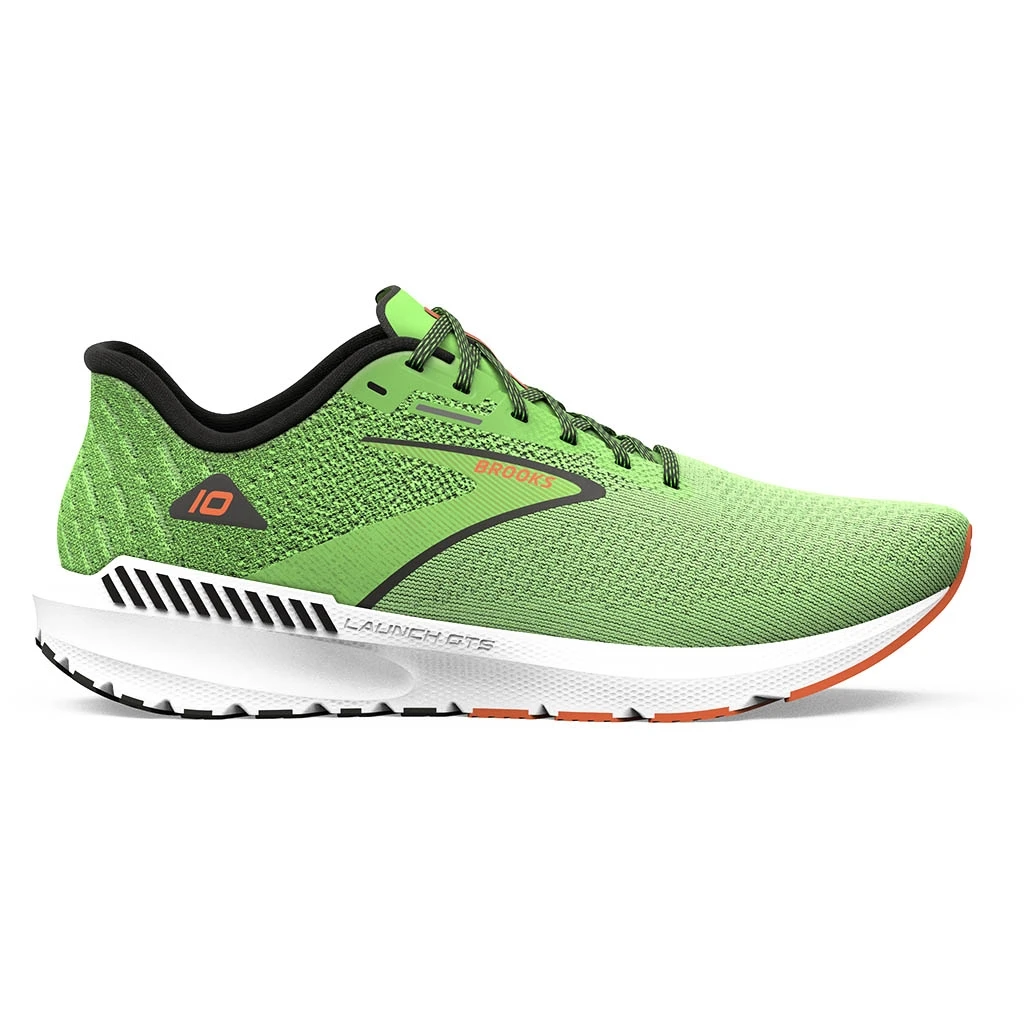 Brooks Running Launch GTS 10 Homme Vert 1 Brooks Running Launch GTS 10 Homme Vert