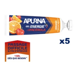 Apurna Gel Energie Acérola Orange  - Etui 5 X 35g Passage Difficile -Tenue Active main 111561301b d418