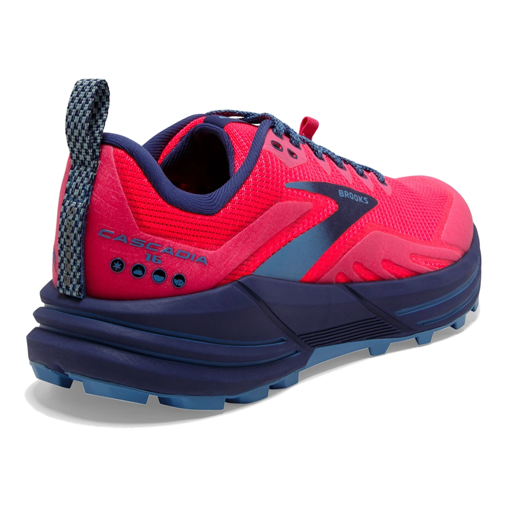 Brooks Running Cascadia 16 Femme Rouge 2 Brooks Running Cascadia 16 Femme Rouge – Image 2