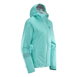 Salomon Lightning WaterProof Jacket Femme Turquoise