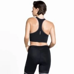 Odlo Brassiere Seamless Medium Ceramicool Femme Noir -Tenue Active main 131421 15015 Model Back Crop 13e4