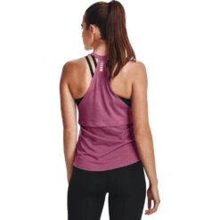Under Armour Streaker Tank Femme Rose -Tenue Active main 1361372 669 BC 5vy8 np 27cc