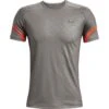 Under Armour Rush 2.0 Emboss Short Sleeve Homme Gris