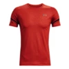 Under Armour Rush 2.0 Emboss Short Sleeve Homme Orange