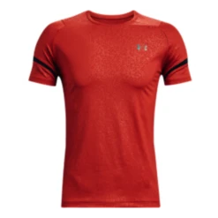 Under Armour Rush 2.0 Emboss Short Sleeve Homme Orange