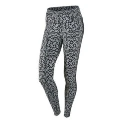 Nike Legendary Checker Tight Pant Femme Gris