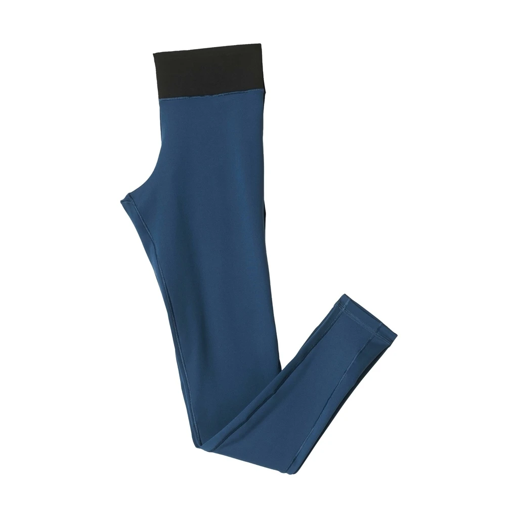 Adidas Wo Long Tight Femme Bleu 3 Adidas Wo Long Tight Femme Bleu – Image 3