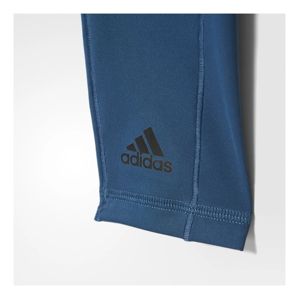 Adidas Wo Long Tight Femme Bleu 5 Adidas Wo Long Tight Femme Bleu – Image 5