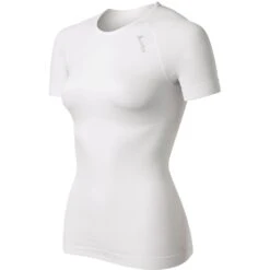 Odlo T-Shirt Manches Courtes Evolution Femme Blanc