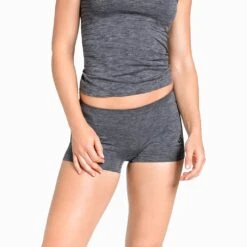 Odlo Panty Performance Light Femme Gris -Tenue Active main 188101 15700 Model Front Crop 1 2356
