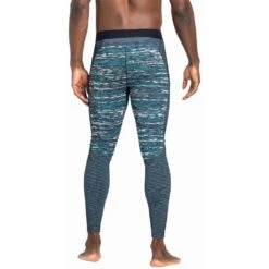 Odlo Blackcomb Eco Base Layer Bottom Long Homme Noir -Tenue Active main 188552 20836 Model Back Crop 1 1ac9