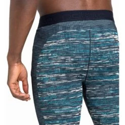 Odlo Blackcomb Eco Base Layer Bottom Long Homme Noir -Tenue Active main 188552 20836 Model Detail Crop 2 1 e199