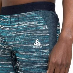 Odlo Blackcomb Eco Base Layer Bottom Long Homme Noir -Tenue Active main 188552 20836 Model Detail Crop 1 da3e