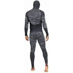Odlo Blackcomb Eco Base Layer Bottom Long Homme Gris Clair -Tenue Active main 188552 60223 Model Back FullBody 1 ae16