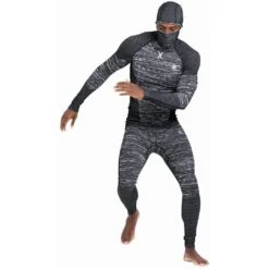 Odlo Blackcomb Eco Base Layer Bottom Long Homme Gris Clair -Tenue Active main 188552 60223 Model Front FullBody 1 38d0