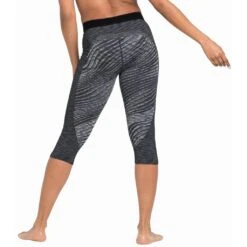 Odlo Blackcomb Eco Base Layer Bottom 3/4 Femme Blanc -Tenue Active main 188581 60223 Model Back Crop 1 7be4