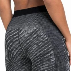 Odlo Blackcomb Eco Base Layer Bottom 3/4 Femme Blanc -Tenue Active main 188581 60223 Model Detail Crop 2 1 493c