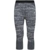 Odlo Blackcomb Eco Base Layer Bottom 3/4 Homme Noir