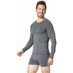 Odlo T-Shirt Manches Longues Performance Light E Homme -Tenue Active main 188782 15700 Model Front Crop 1 4b74