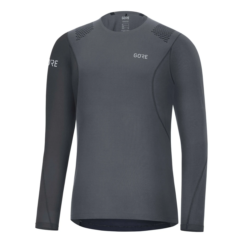 Gore Wear R7 Maillot à Manches Longues Homme Gris 1 Gore Wear R7 Maillot à Manches Longues Homme Gris
