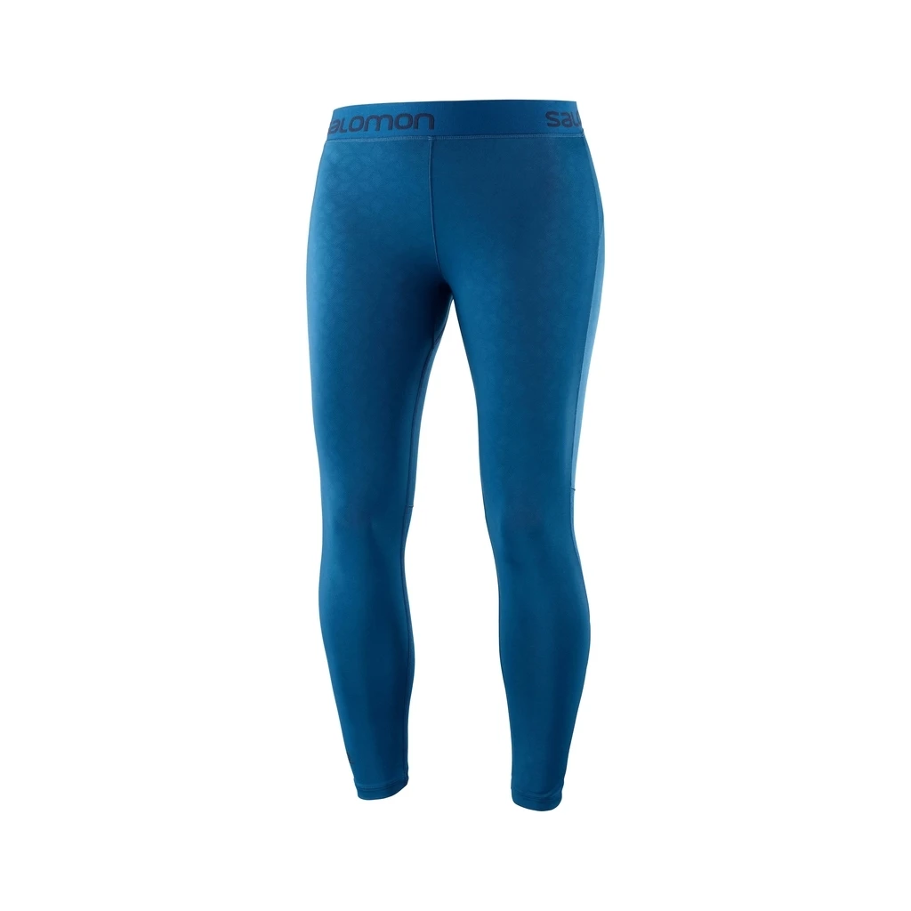 Salomon Elevate Aero 7/8 Tight Femme Bleu 2 Salomon Elevate Aero 7/8 Tight Femme Bleu – Image 2