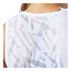 Reebok Reebok Combat Burnout Tank Femme Blanc -Tenue Active main 246572 156918 4 373c