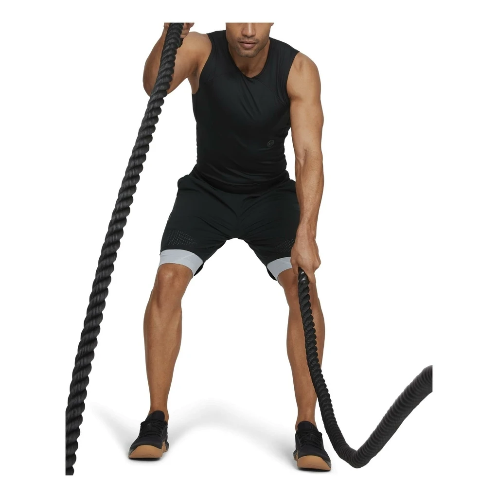 Under Armour Rush Compression Sleeveless Homme Noir 4 Under Armour Rush Compression Sleeveless Homme Noir – Image 4