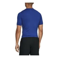 Under Armour Rush Compression Short Sleeves Homme Bleu -Tenue Active main 247915 158299 3 9a57