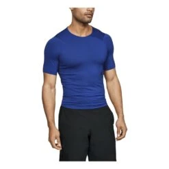 Under Armour Rush Compression Short Sleeves Homme Bleu -Tenue Active main 247915 158300 4 57a3