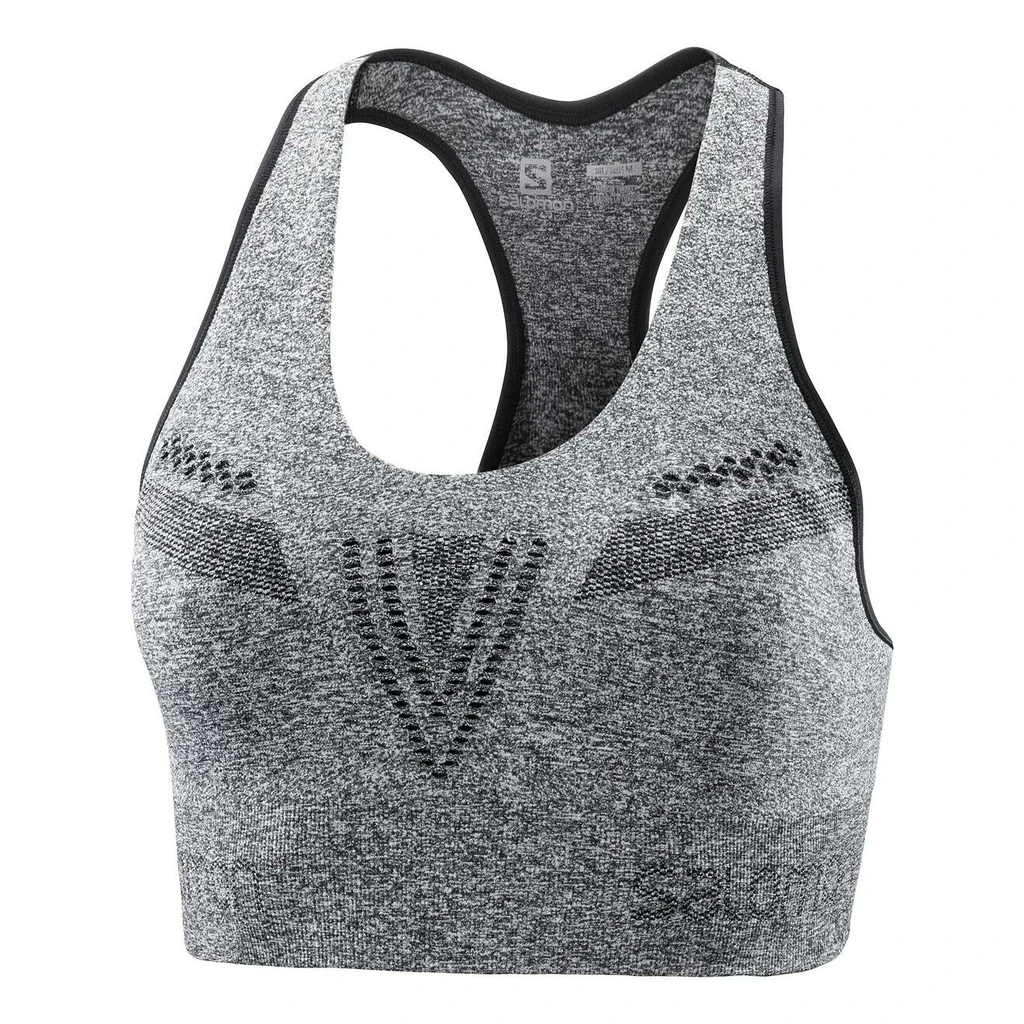 Salomon MoveOn Bra Femme Gris Clair 2 Salomon MoveOn Bra Femme Gris Clair – Image 2
