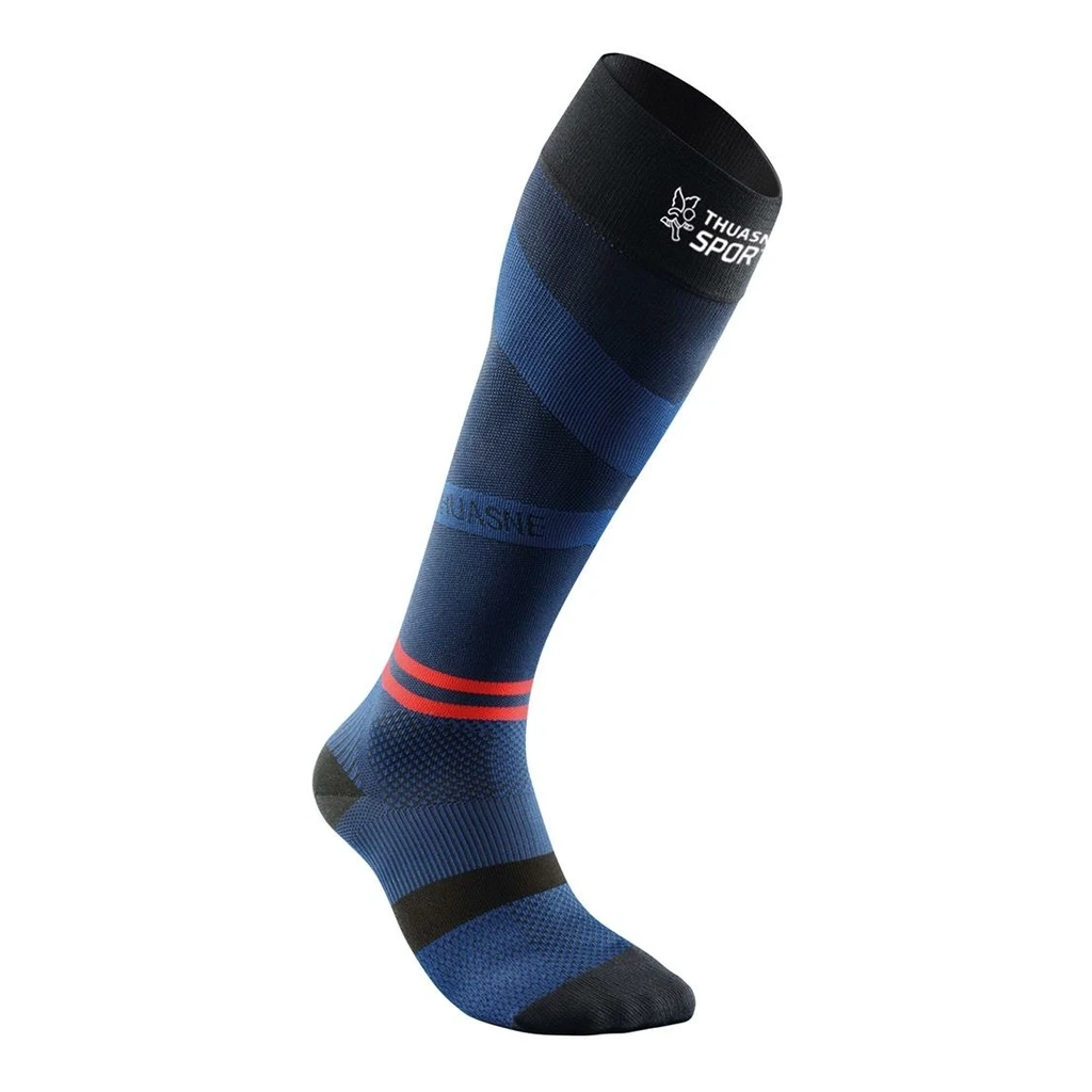 Thuasne Chaussettes Longues Run/Trail Up Activ (Longue) Homme Bleu 1 Thuasne Chaussettes Longues Run/Trail Up Activ (Longue) Homme Bleu