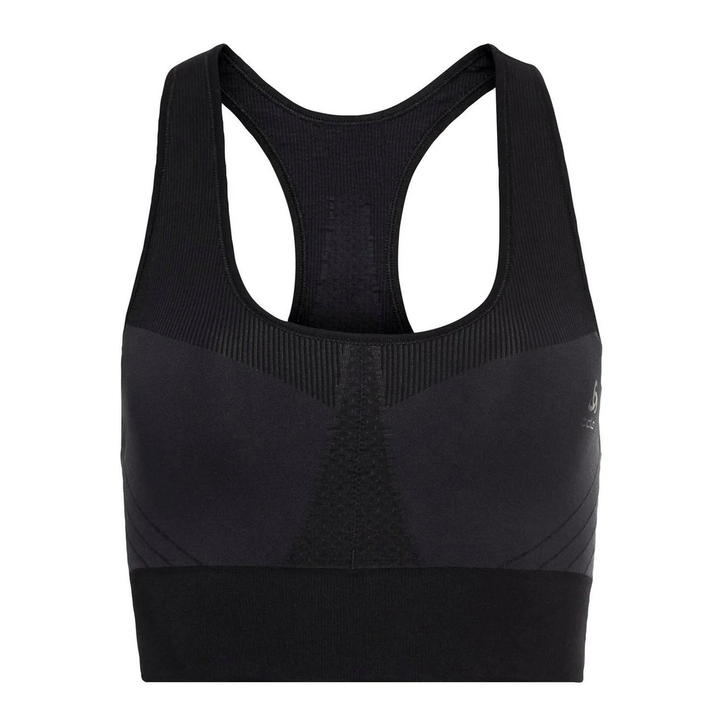 Odlo Brassiere Seamless Medium Femme Noir 1 Odlo Brassiere Seamless Medium Femme Noir