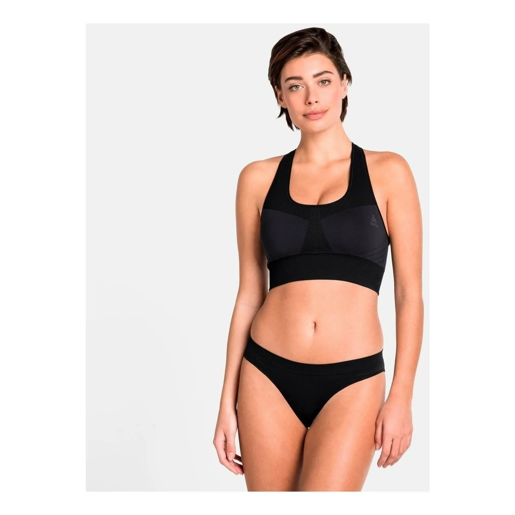 Odlo Brassiere Seamless Medium Femme Noir 3 Odlo Brassiere Seamless Medium Femme Noir – Image 3