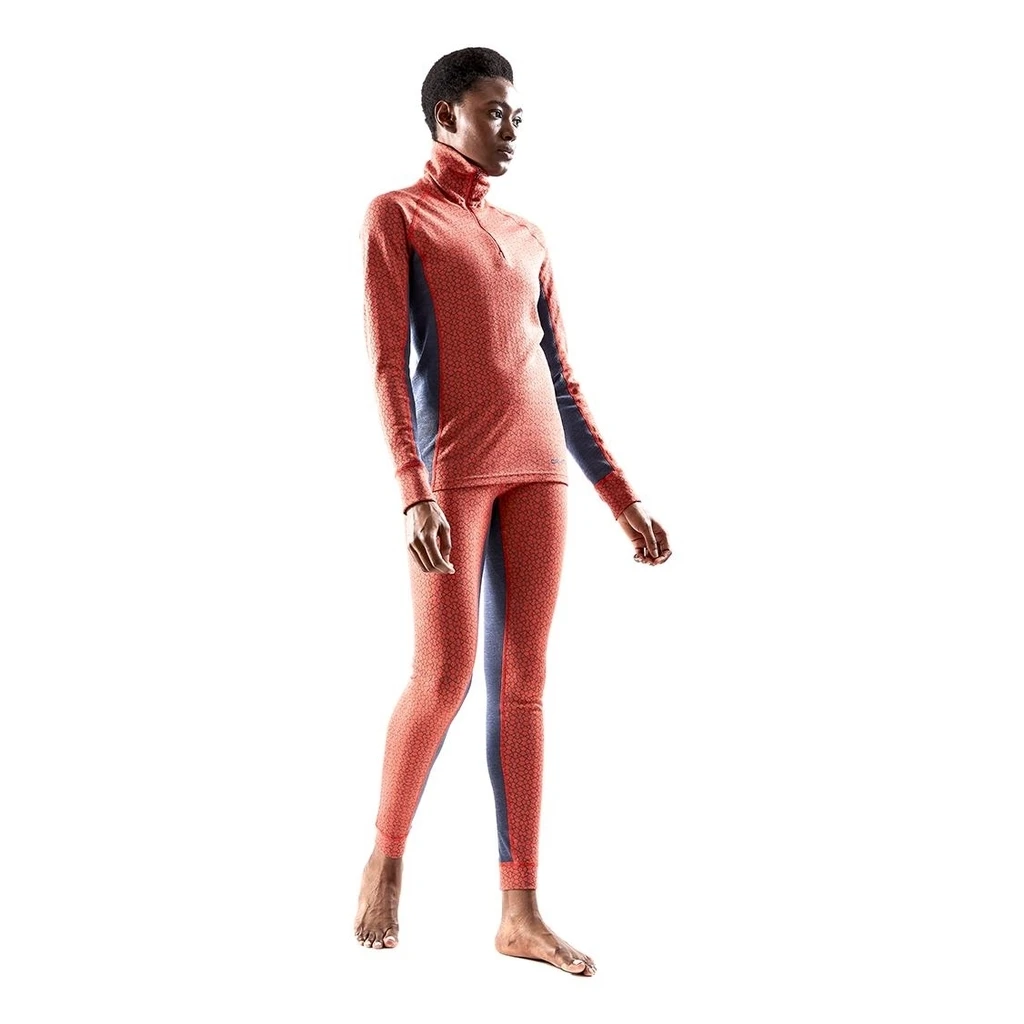 Craft Merino 240 Zip Femme Orange 2 Craft Merino 240 Zip Femme Orange – Image 2