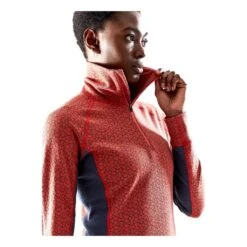 Craft Merino 240 Zip Femme Orange 9 Craft Merino 240 Zip Femme Orange -Tenue Active main 291063 184198 4 110a