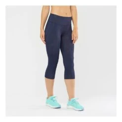 Salomon Agile Mid Tight Femme Bleu 8 Salomon Agile Mid Tight Femme Bleu -Tenue Active main 296990 187460 0 82e4