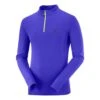 Salomon Explore Seamless Half Zip Homme Bleu