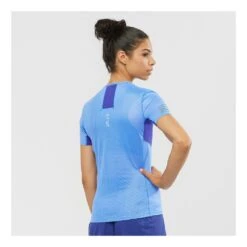 S-Lab Sense T-Shirt Femme Bleu 10 S-Lab Sense T-Shirt Femme Bleu -Tenue Active main 297896 188272 4 e5b6