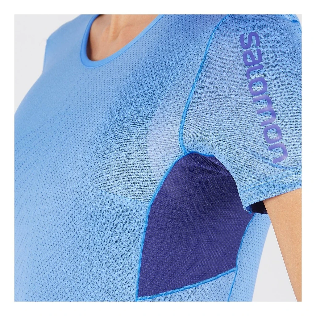 S-Lab Sense T-Shirt Femme Bleu 7 S-Lab Sense T-Shirt Femme Bleu – Image 7