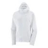 Salomon Agile Full Zip Hoodie Femme Blanc