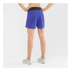 S-Lab Sense Short Femme Bleu -Tenue Active main 299387 189433 4 b371