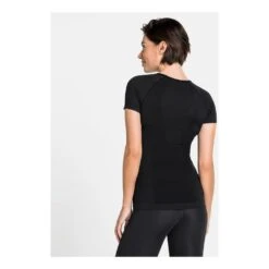 Odlo Performance X-Light Base Layer Top Crew Neck Short Sleeve Femme Noir -Tenue Active main 300208 190276 6 c1e2