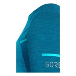 Gore Wear Vivid T-Shirt Long Sleeve Femme Bleu -Tenue Active main 300766 190655 3 2f91